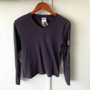 Columbia Vertex Large Purple Long Sleeve T-Shirt